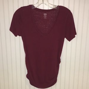 Short Sleeved Maternity Shirt